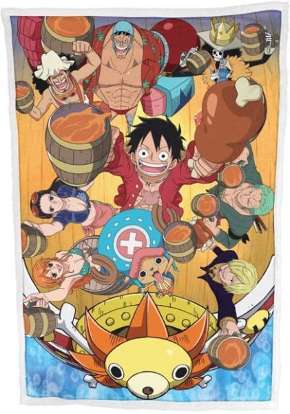 One Piece Fleecedecke Crew Ver. 3 100 x 150 cm