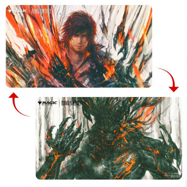 Ultra Pro Spielmatte Double-Sided Magic The Gathering Final Fantasy Clive, Ifrits Dominant / Ifrit, Warden of Inferno