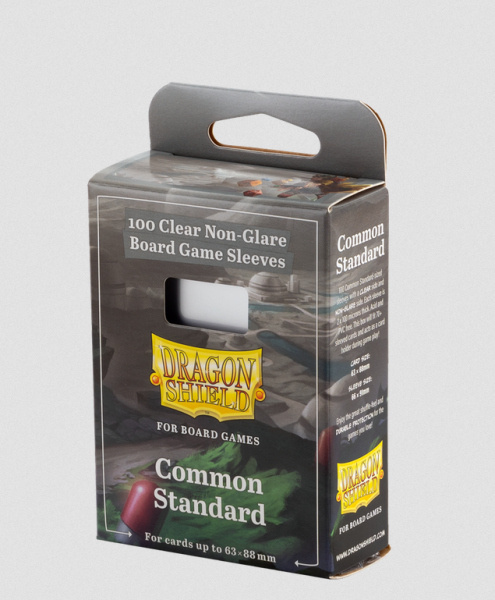 Dragon Shield Hüllen Common Standard Clear Non-Glare (100 Stück)