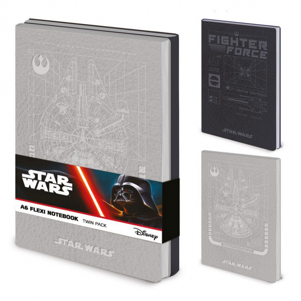 Star Wars Rebel A6 Flexi Notizbuch Doppelpack