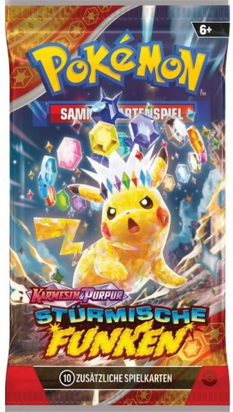 Pokémon Karmesin & Purpur 08 Stürmische Funken Booster