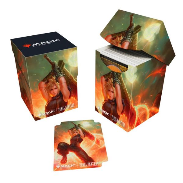 Ultra Pro Deckbox für 100+ Karten Magic The Gathering Final Fantasy Cloud, Ex-SOLDIER (Commander)