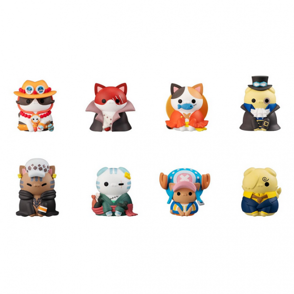 One Piece Mega Cat Project Sammelfigur 3 cm NyanPieceNyan! I'm gonna be king of Paw-rates Vol. 1