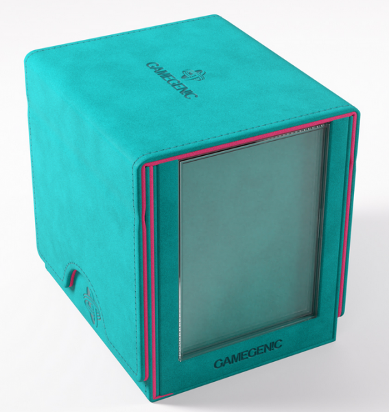 Gamegenic Sidekick PRO XL Aufbewahrungsbox für 100+ Karten Teal/Pink