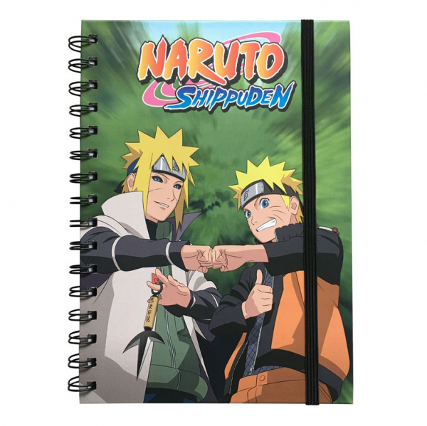 Naruto Shippuden A5 Wiro Notizbuch Charaktere