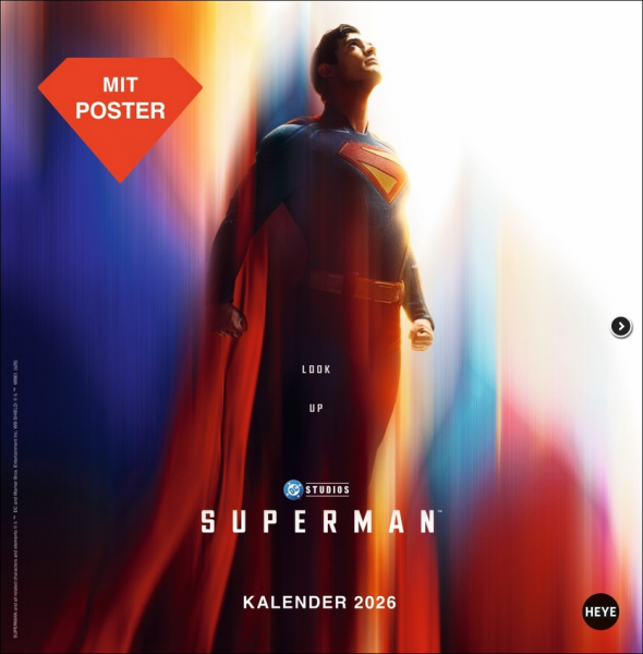 Superman Broschurkalender 2026