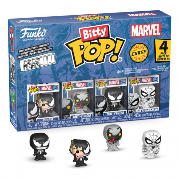 Spider-Man Bitty Funko POP! Vinyl Figuren 4er-Pack Series 3 2 cm