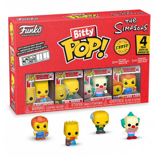 Die Simpsons Bitty Funko POP! Vinyl Figuren 4er-Pack Series 1 2 cm