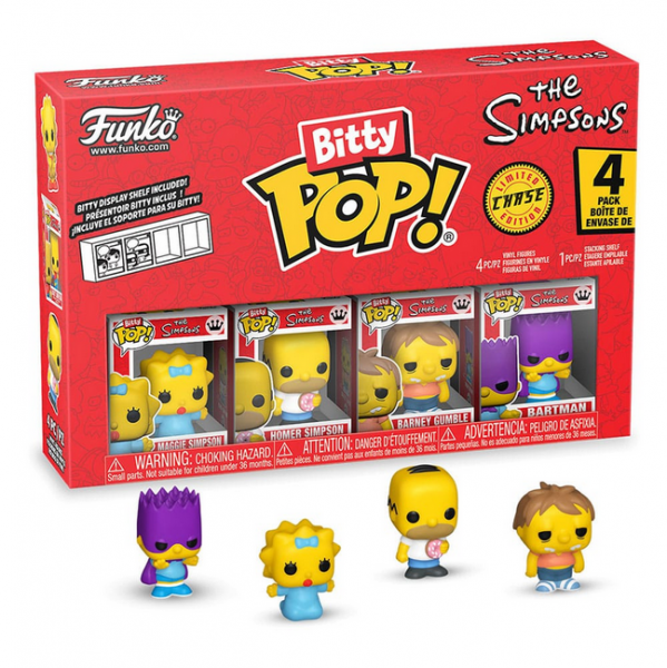 Die Simpsons Bitty Funko POP! Vinyl Figuren 4er-Pack Series 3 2 cm