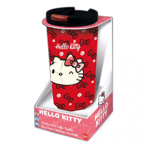 Sanrio Edelstahl-Reisebecher Hello Kitty