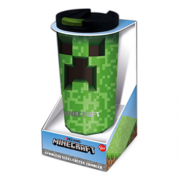 Minecraft Edelstahl-Reisebecher Creeper 425ml