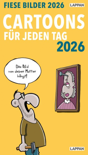 Fiese Bilder Tagesabreißkalender 2026 Cartoons für jeden Tag