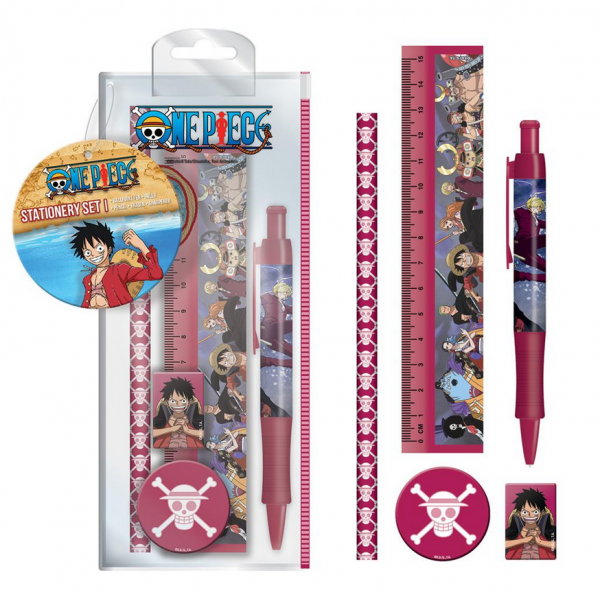 One Piece Schreibset 5-teilig