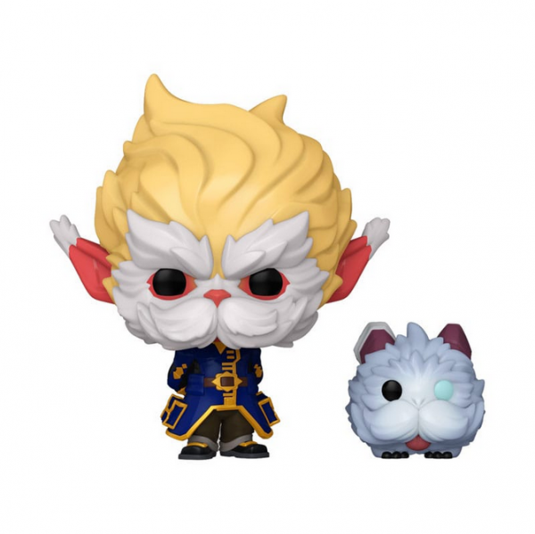 Arcane League of Legends Funko POP! Vinyl Figur Heimerdinger w/Poro 9 cm