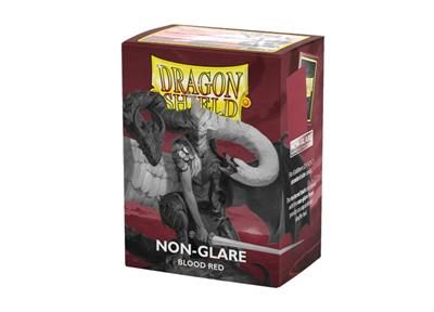 Dragon Shield Hüllen Standardgröße Matte Non Glare Blood Red (100 Stück)