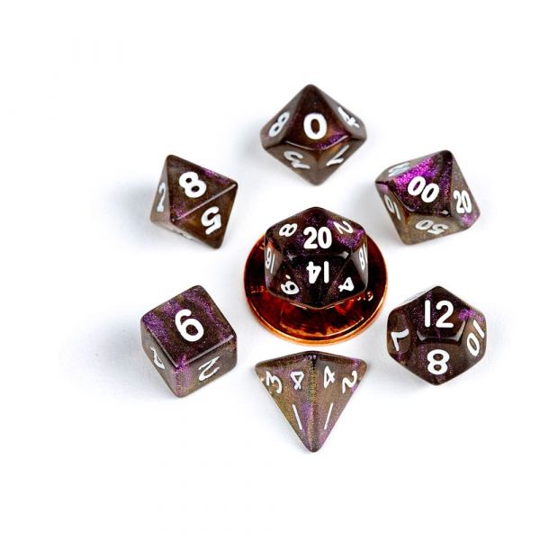FanRoll Mini Würfel Set Stardust Supervolcano (7 Stück)