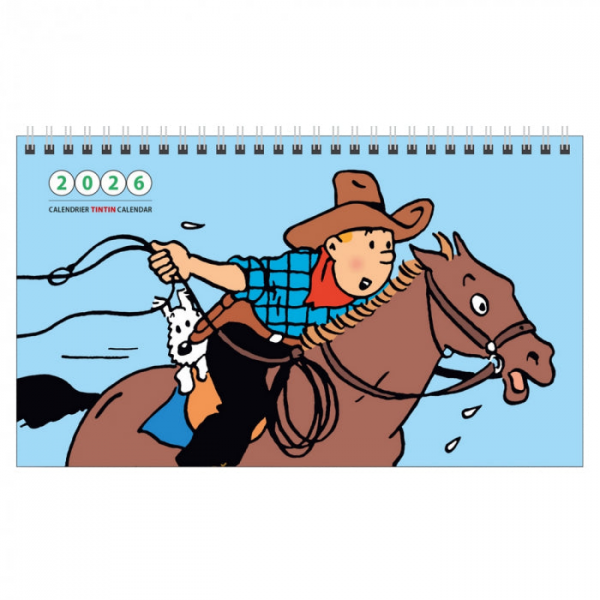 Tim und Struppi Tischkalender 2026