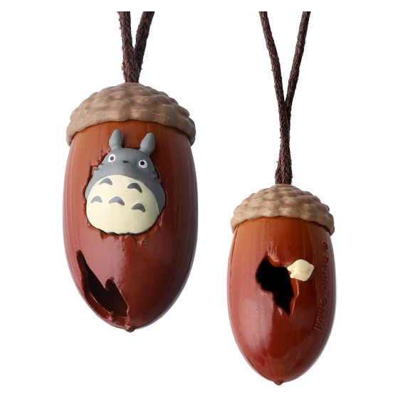 Mein Nachbar Totoro Nuss-Anhänger Totoro mit kleinem Totoro