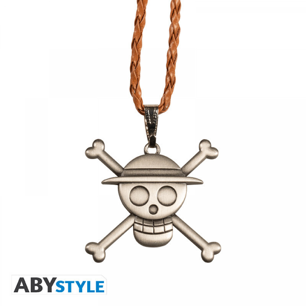 One Piece Halskette 3D Totenkopf
