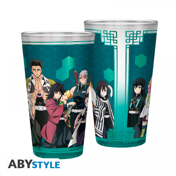 Demon Slayer Premium Glas 400 ml Pillars