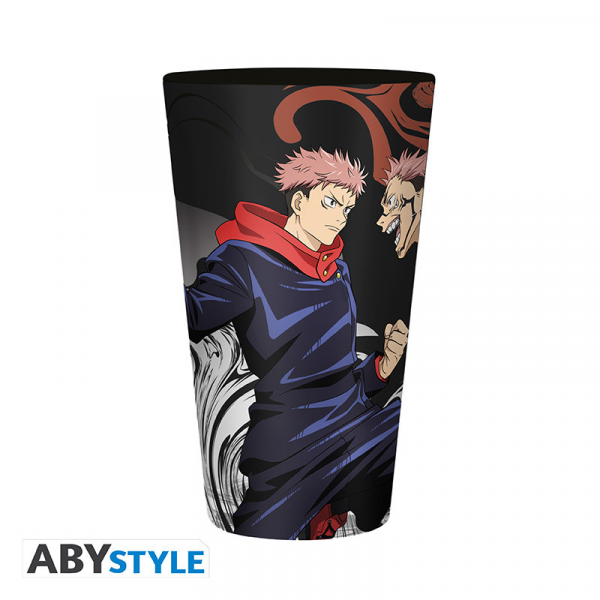 Jujutsu Kaisen Glas 400 ml Itadori vs Sukuna