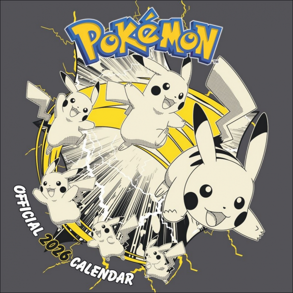 Pokémon Broschurkalender 2026