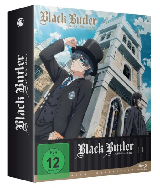 Black Butler: Public School Arc 4. Staffel 01 mit Sammelschuber Blu-ray