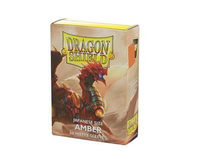 Dragon Shield Hüllen japanische Größe Matt Amber (60 Stück)