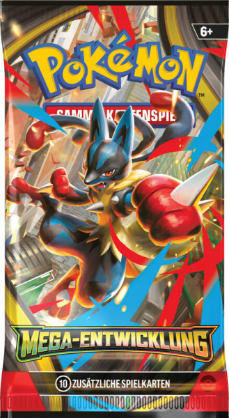 Pokémon Mega-Entwicklung 01 Booster deutsch