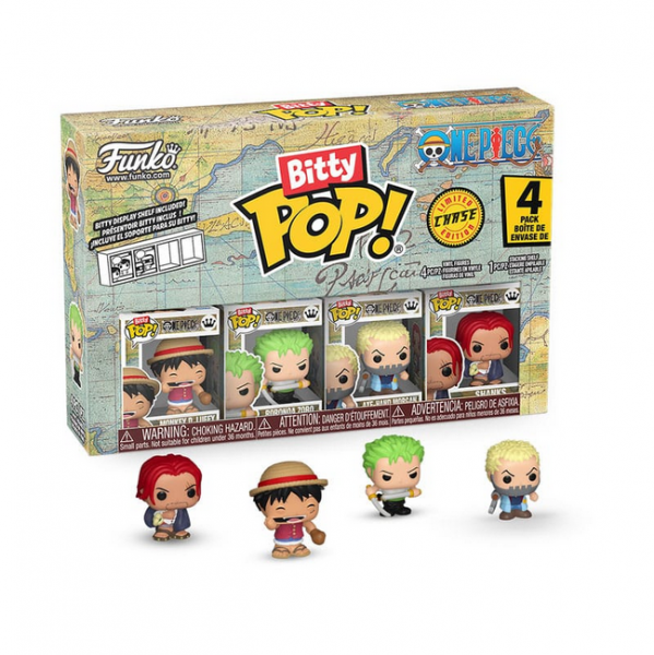 One Piece Bitty POP! Vinyl Figuren 4er-Pack Luffy 2,5 cm