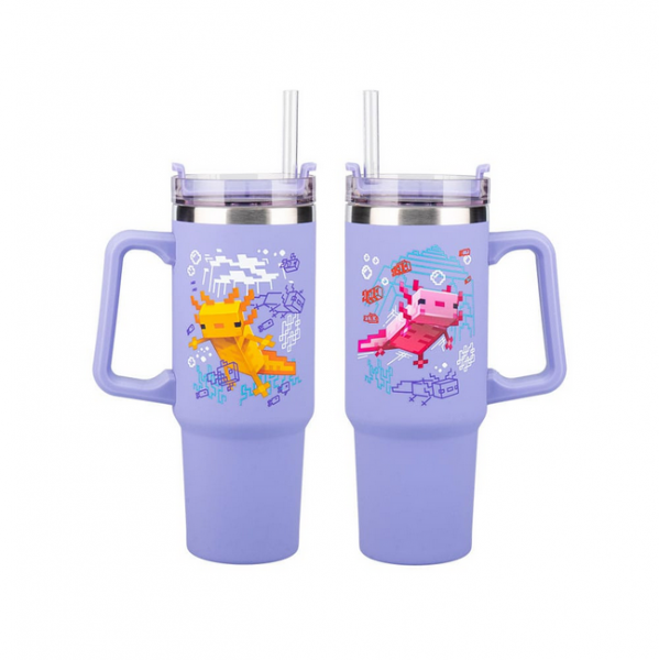 Minecraft Trinkbecher To Go Purple 900ml