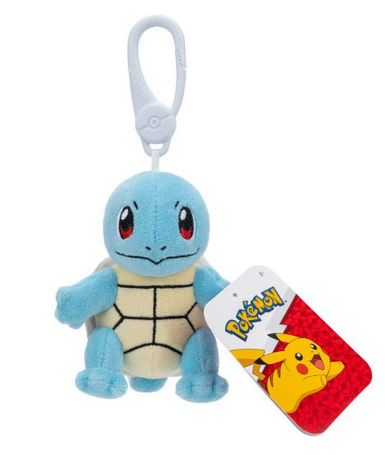 Pokémon Plüschfigur Anhänger Version 13 Schiggy 10 cm