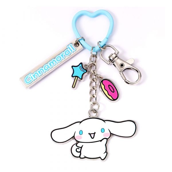 Hello Kitty Schlüsselanhänger mit Cinnamoroll Anhänger 15 cm