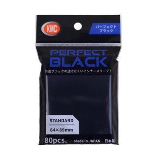 KMC Hüllen Standardgröße Perfect Black (80 Stück)