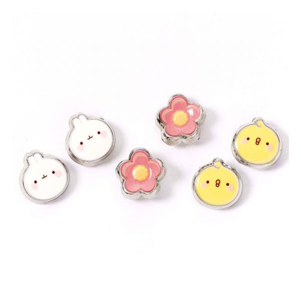 Molang Stud Ohrringe 3er-Pack Molang and Piu Piu