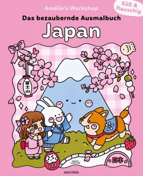 Süß und flauschig Japan - das bezaubernde Ausmalbuch