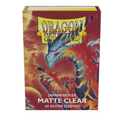Dragon Shield Hüllen japanische Größe Matt Transparent Outer Sleeves (60 Stück)