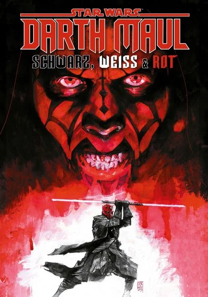 Star Wars Comics Darth Maul Schwarz, Weiß & Rot Deluxe