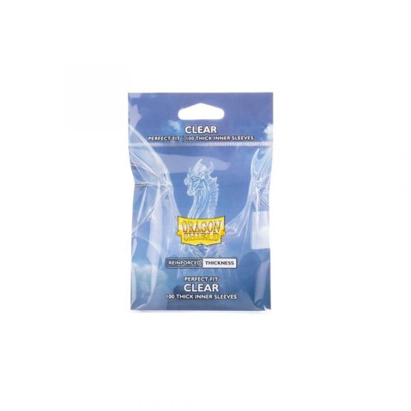 Dragon Shield Hüllen Standardgröße Thick Perfect Fit Toploading Clear (100 Stück)
