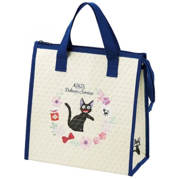 Kiki's kleiner Lieferservice Kühltasche Jiji Blumengirlande Weiß/Blau