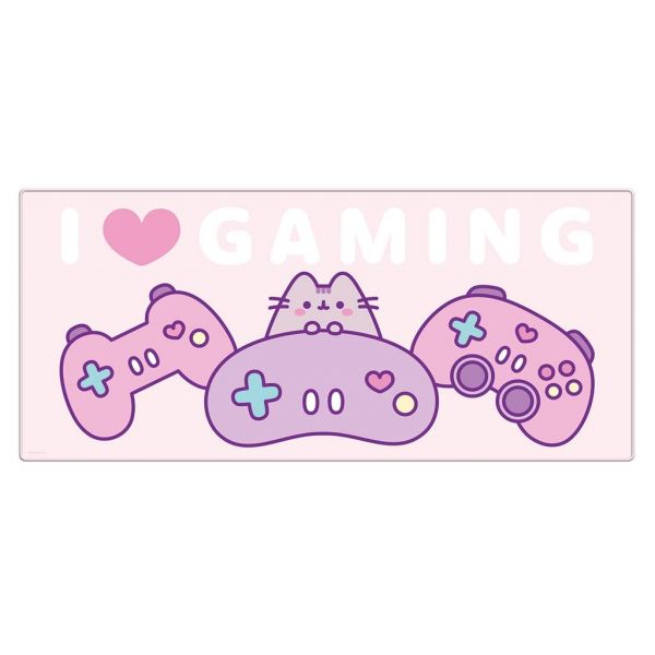 Pusheen I love Gaming Tischmatte
