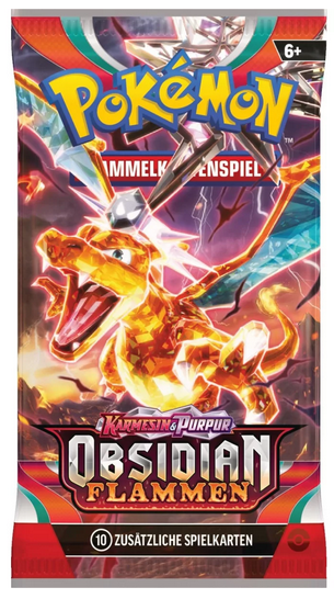 Pokémon Karmesin & Purpur 03 Obsidian Flammen Booster