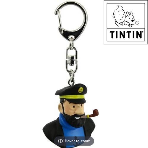 Tim und Struppi Schlüsselanhänger Büste Haddock