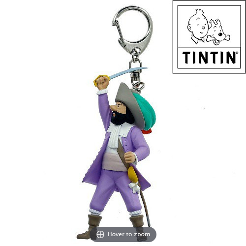 Tim und Struppi Schlüsselanhänger Chevalier Haddock 7,5cm