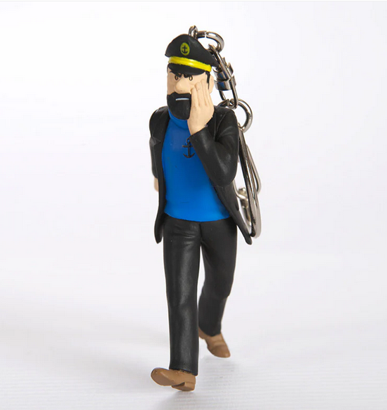 Tim und Struppi Schlüsselanhänger Haddock Journal 6,5cm