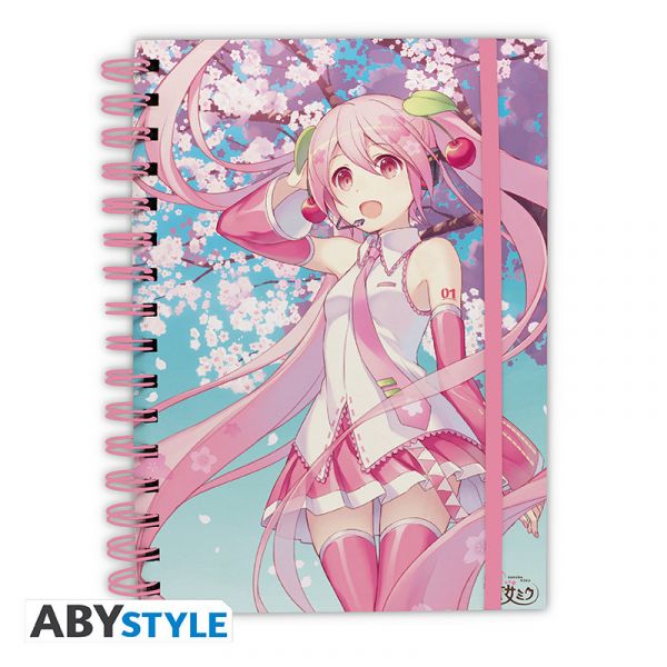 Hatsune Miku Notizbuch A5 Cherry Blossom