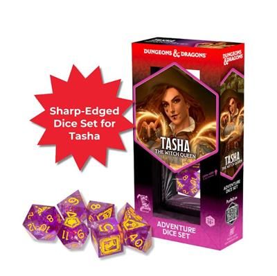 Sirius Dice Dungeons & Dragons Adventure Würfelset Tasha the Witch Queen (7 Stück)