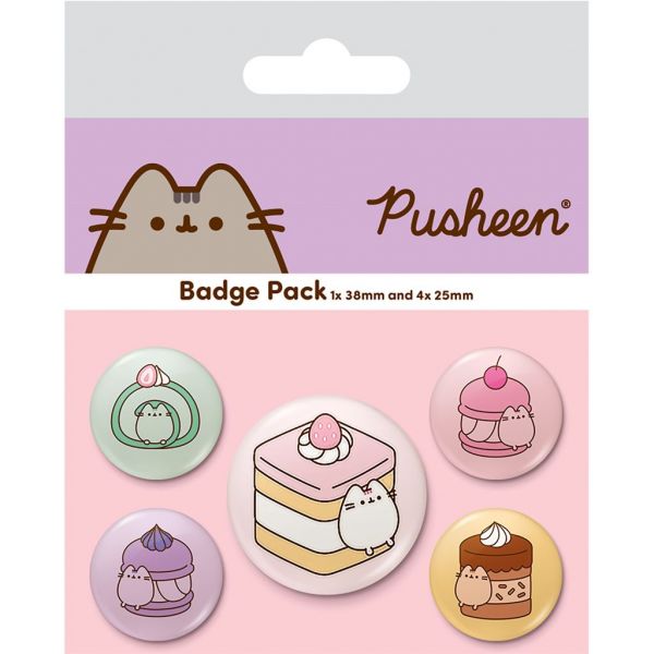 Pusheen Sweets Buttons 5-er Pack