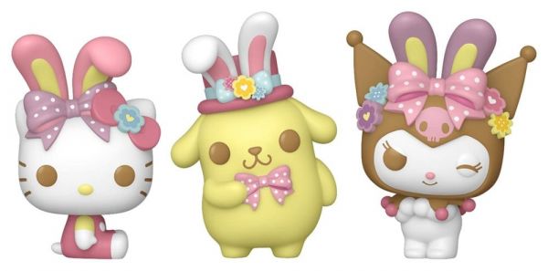 Hello Kitty Pocket POP! Vinyl Figuren Easter Egg 3-Pack HK 4 cm