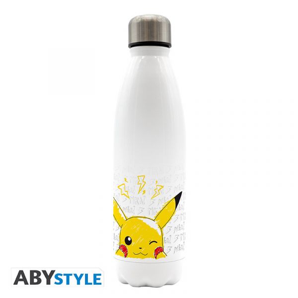 Pokemon Trinkflasche Pikachu Scribble